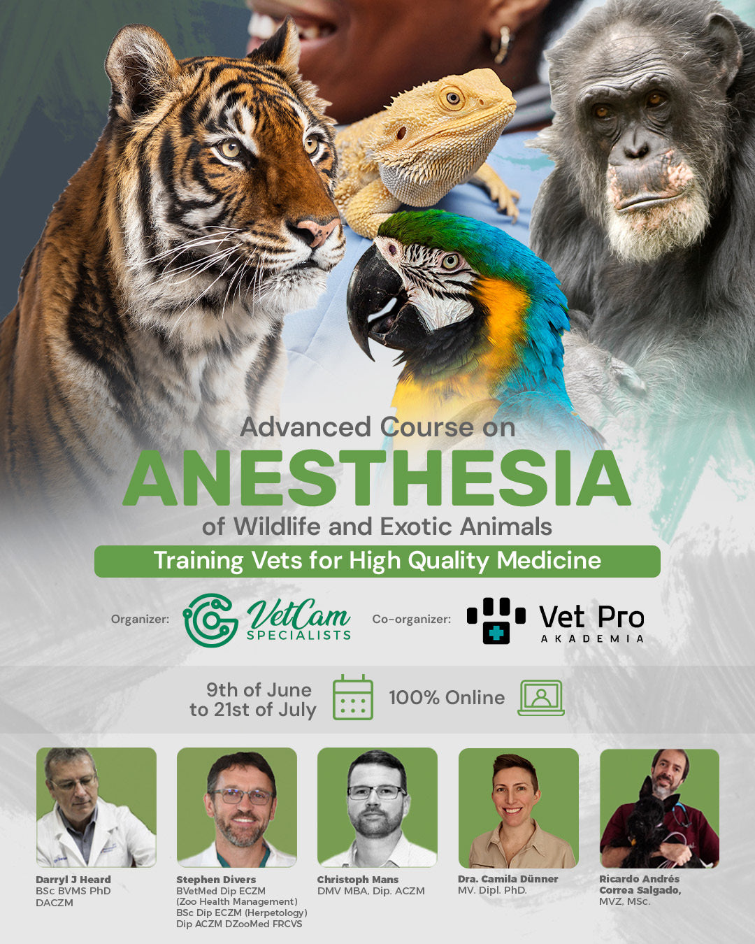 Advanced Course on Anesthesia of Wildlife and Exotic Animals