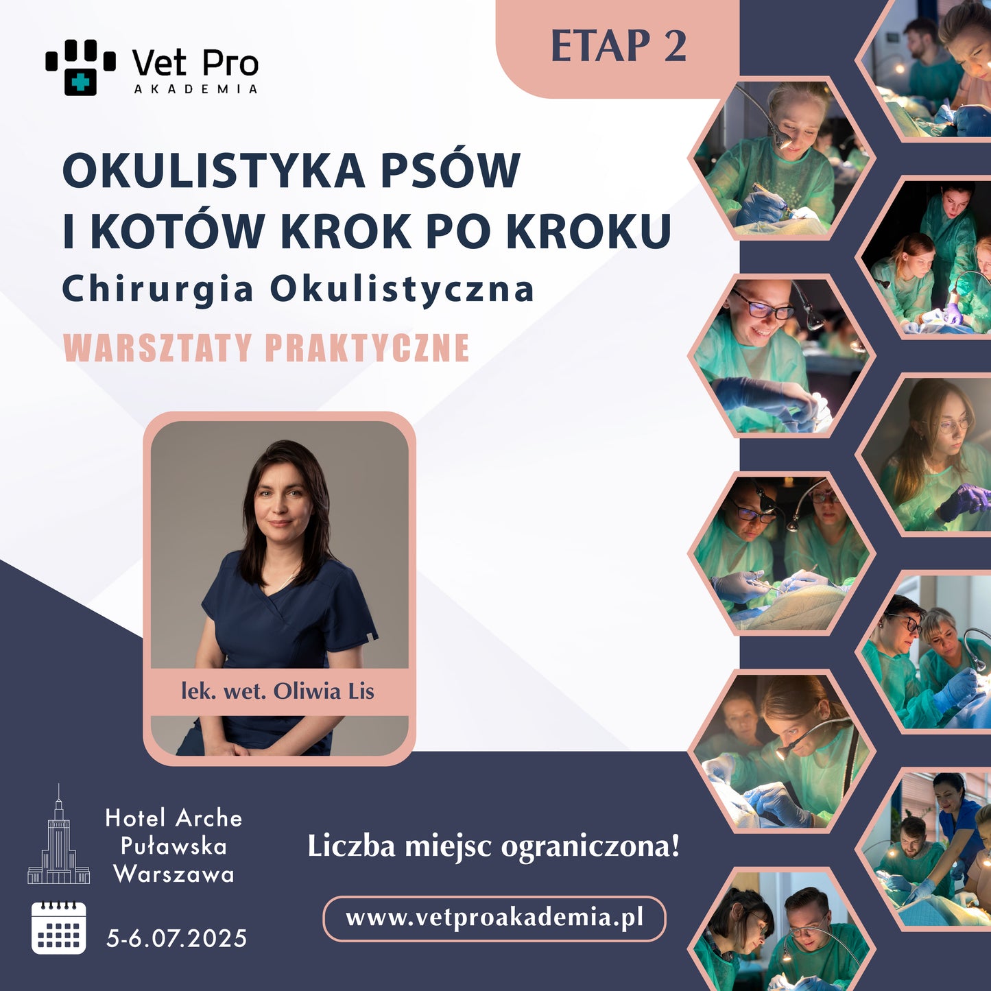 Okulistyka Psów i Kotów "Krok po Kroku" - Etap 2 Chirurgia Okulistyczna