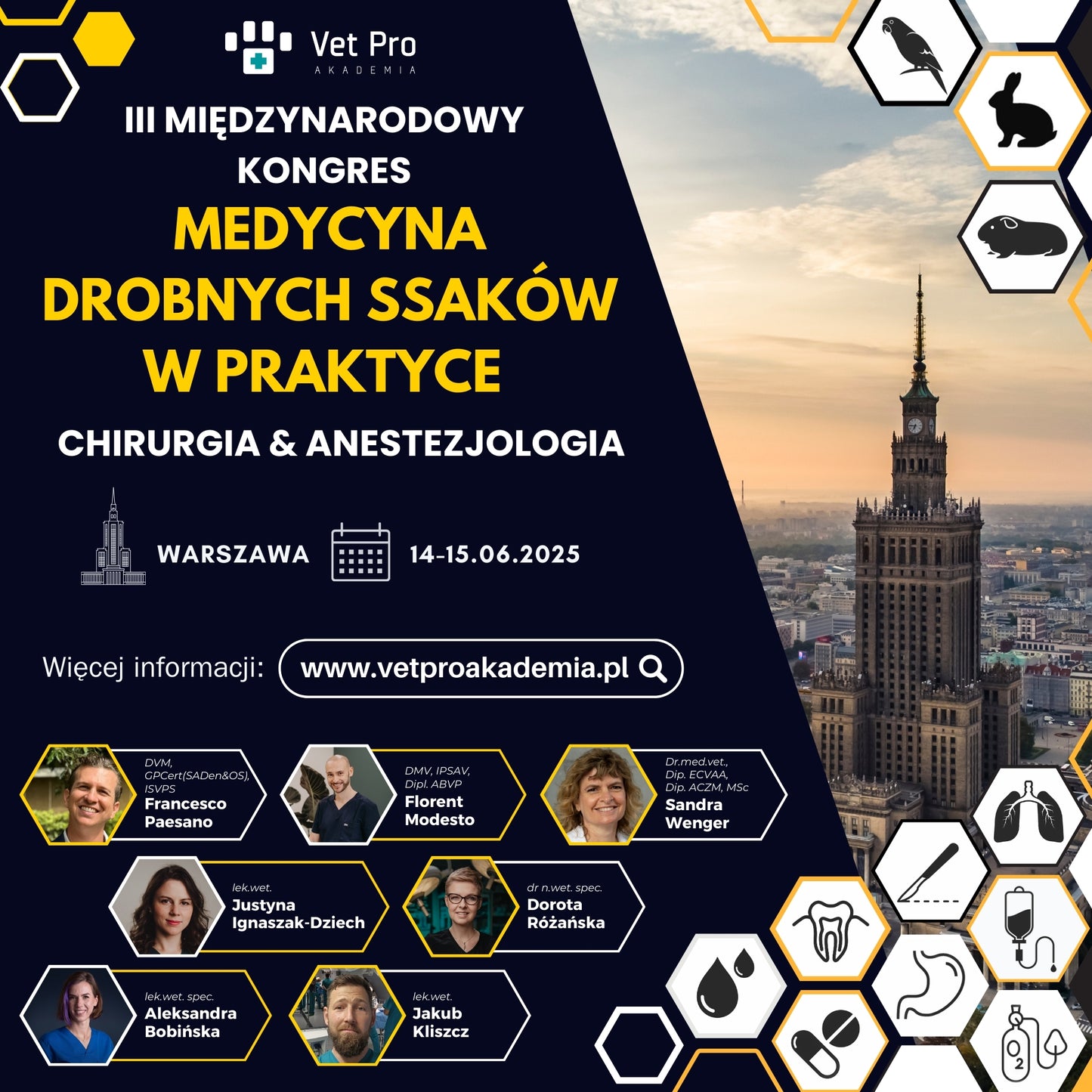 III Międzynarodowy Kongres Medycyna Drobnych Ssaków w Praktyce - Chirurgia & Anestezjologia