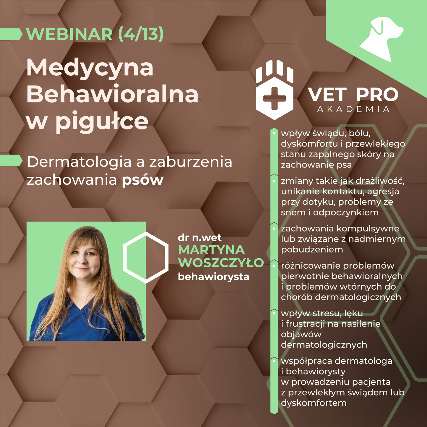 Dermatologia a zaburzenia zachowania psów
