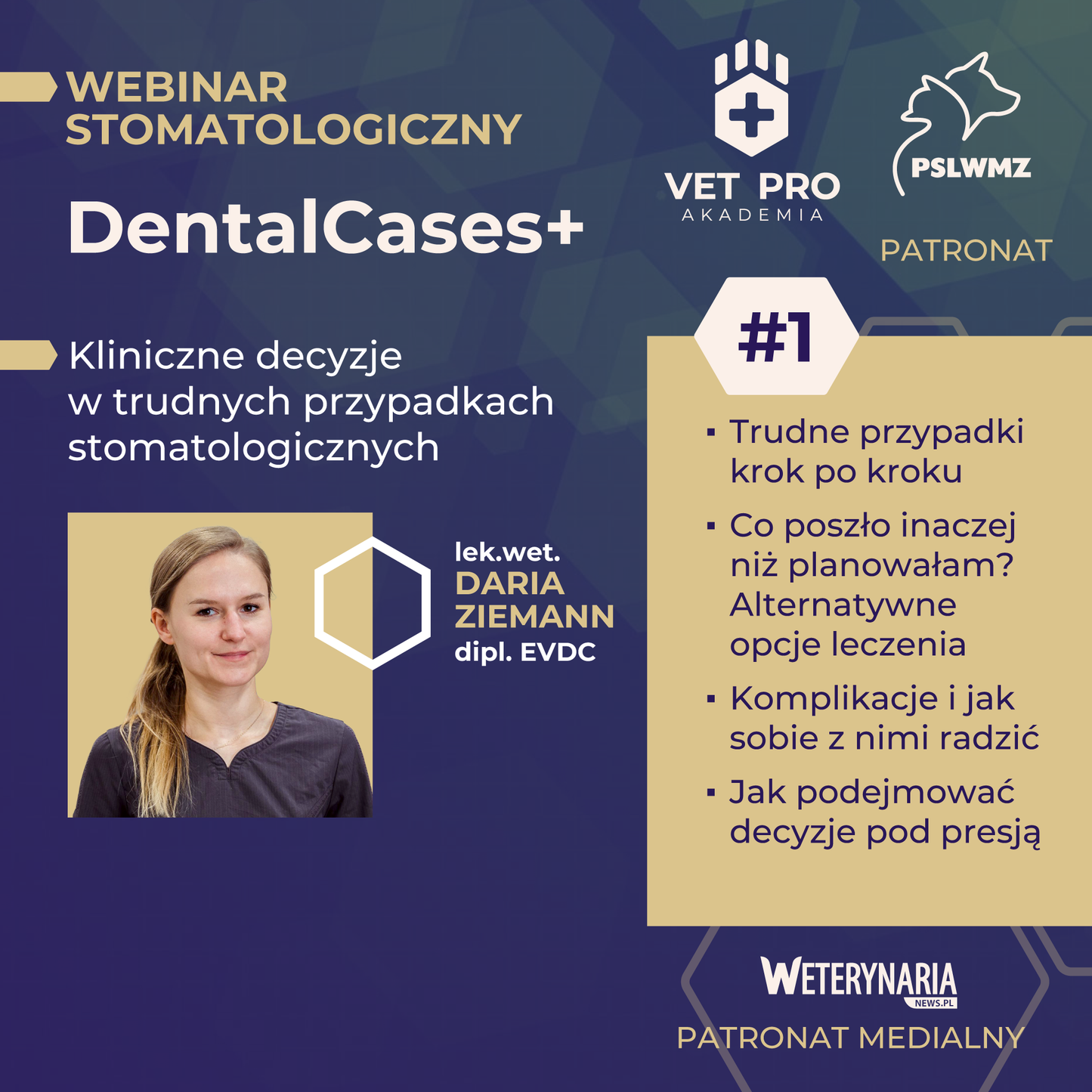 DentalCases+ — Kliniczne decyzje w trudnych przypadkach stomatologicznych #1
