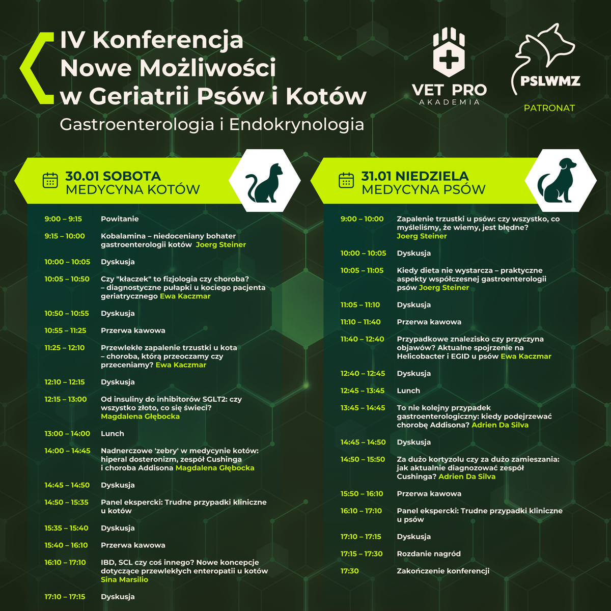 4th Conference on New Opportunities in Canine and Feline Geriatrics