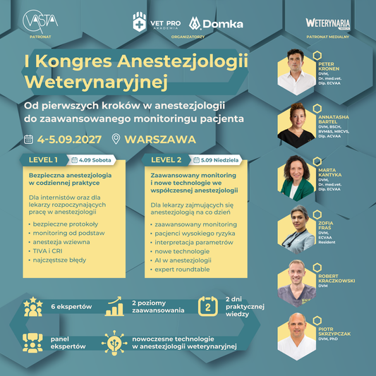 I Kongres Anestezjologii Weterynaryjnej