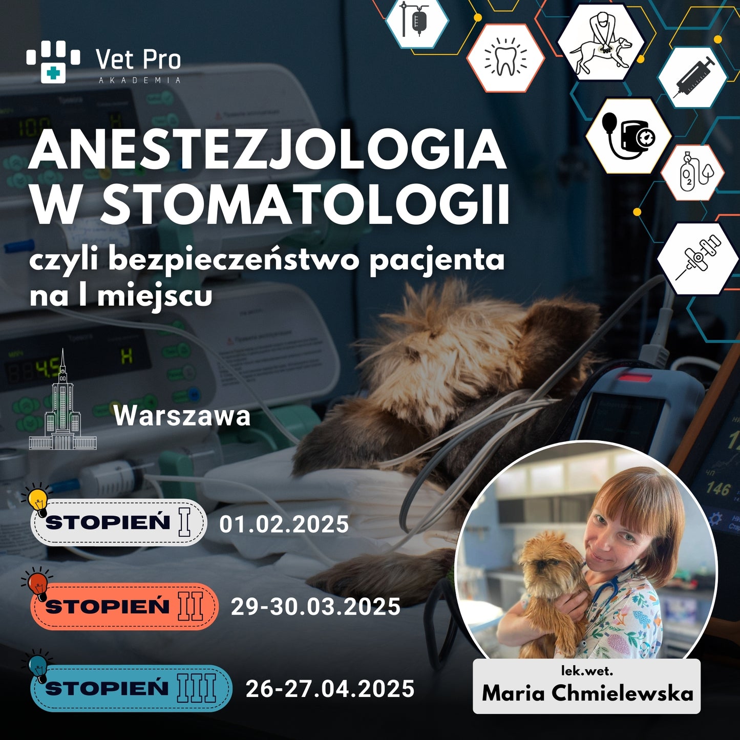 Pakiet Anestezjologia w stomatologii - Stopień I, II i III